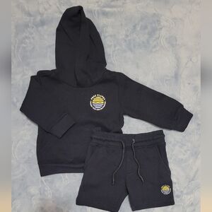 Free Planet Hoodie And Shorts Set